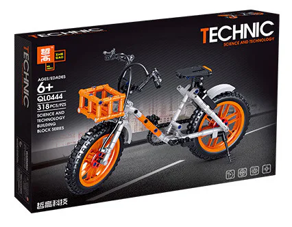 Shared Bicycles: 4 Models - Little Blue Bicycle, Little Orange Bicycle, Little Yellow Bicycle, and Little White Bicycle. 哲高 ZHEGAO QL0446 image 5