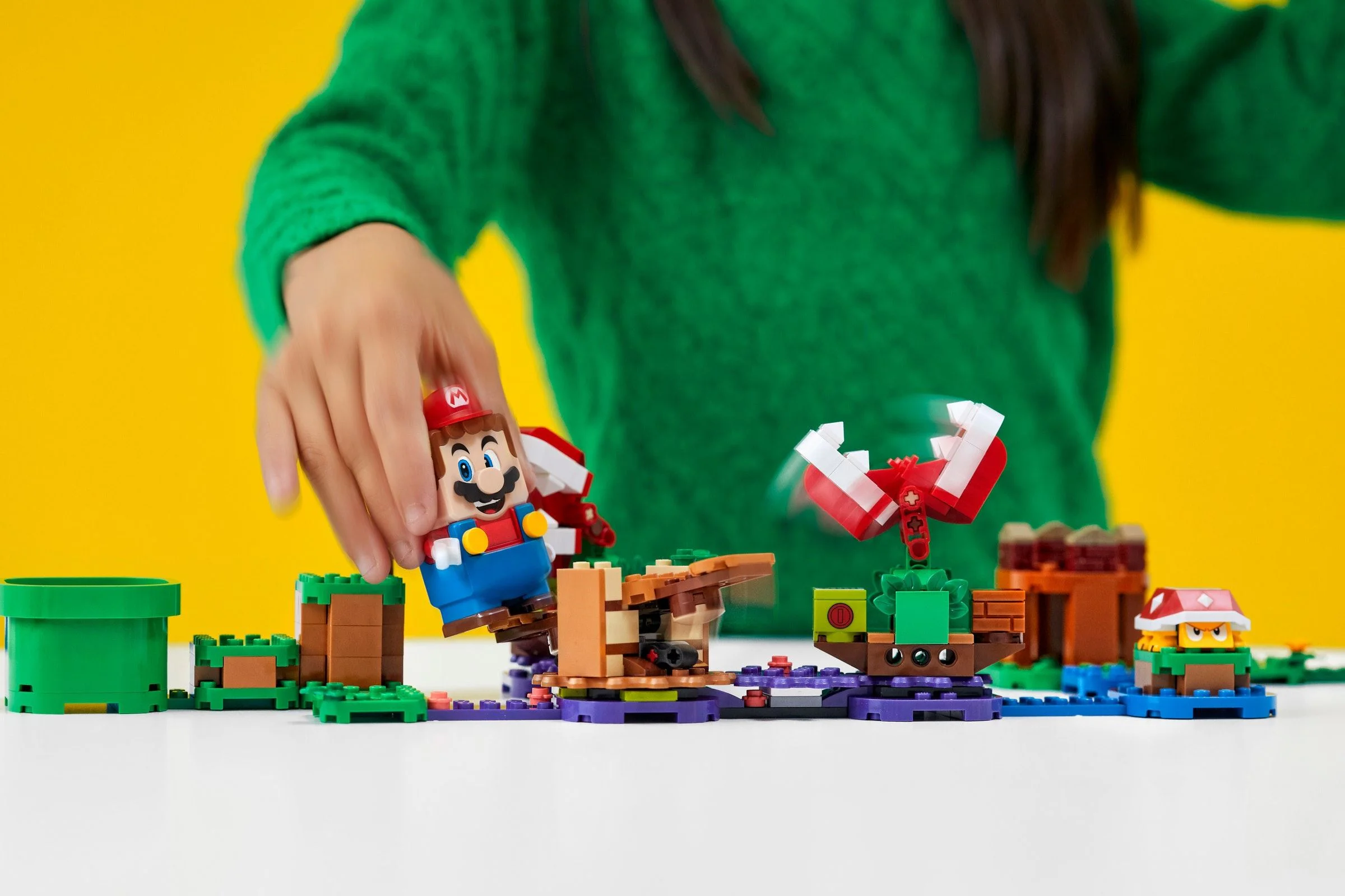 Super Mario: The Puzzling Challenge of Eating Flowers that Leave You Perplexed 乐高 LEGO 71382 image 2