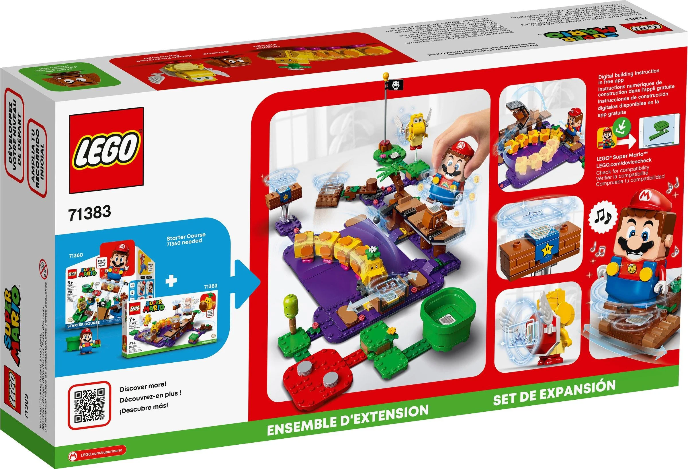 Super Mario: Poisonous Swamp Expansion Level 乐高 LEGO 71383 image 2