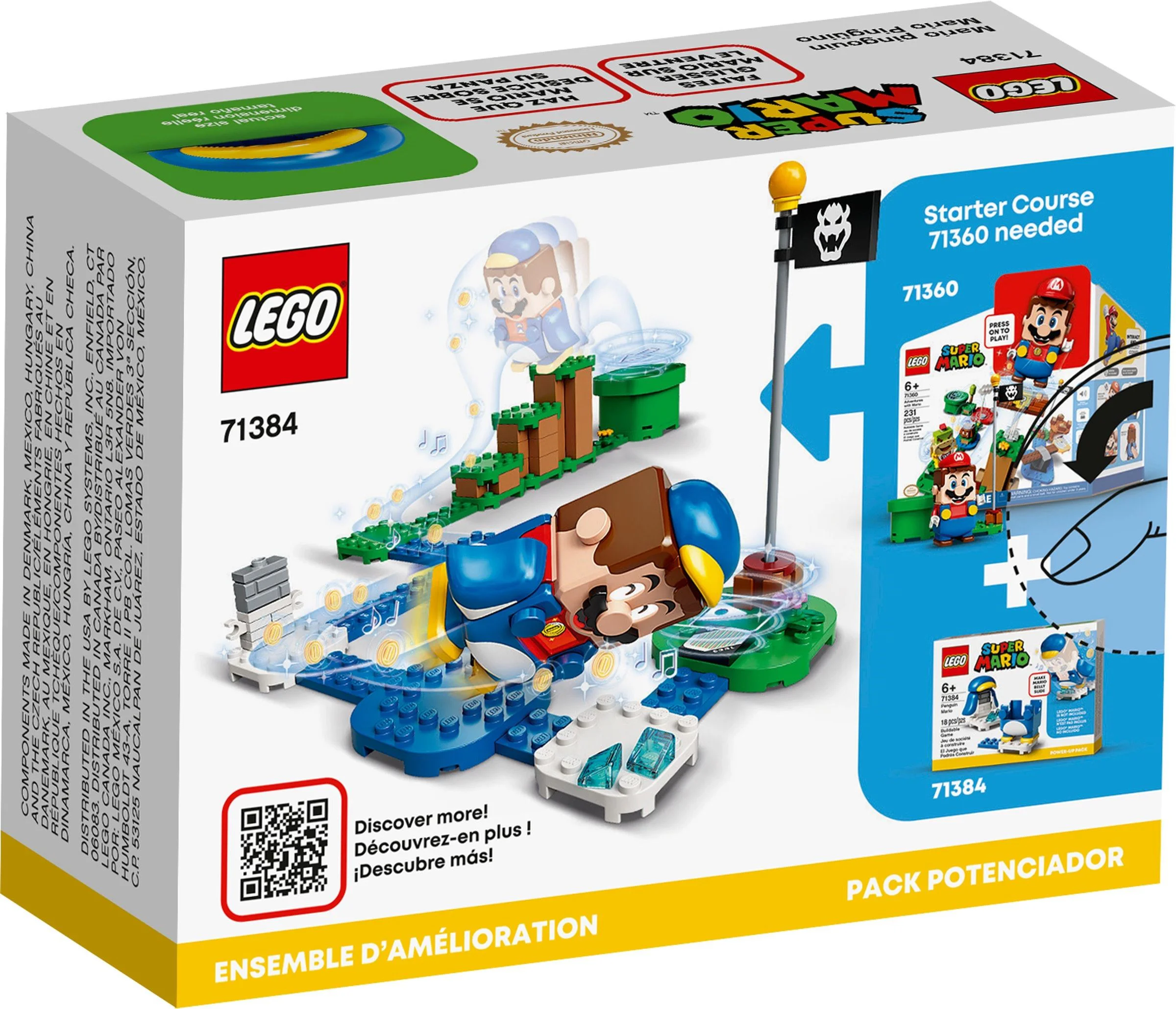 Super Mario: Penguin Mario Enhancement Package 乐高 LEGO 71384 image 6
