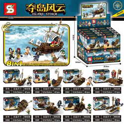 "Drake's Fury: Eight-in-One Pirate Ship, Tarl"