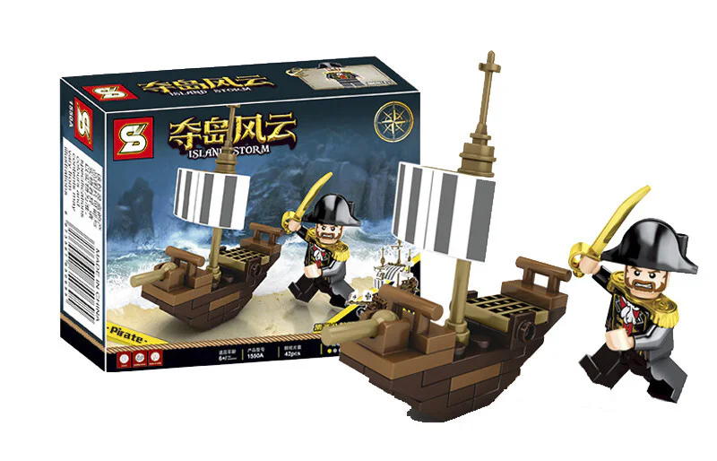 "Drake's Fury: Eight-in-One Pirate Ship, Tarl" 1550 image 2