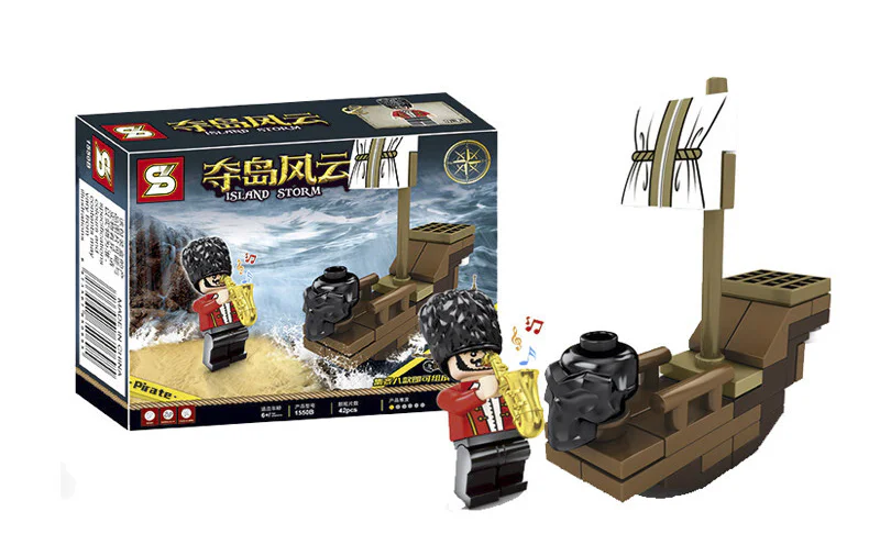 "Drake's Fury: Eight-in-One Pirate Ship, Tarl" 1550 image 3