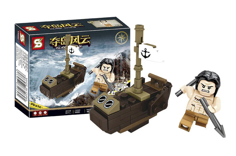 "Drake's Fury: Eight-in-One Pirate Ship, Tarl" 1550 image 5