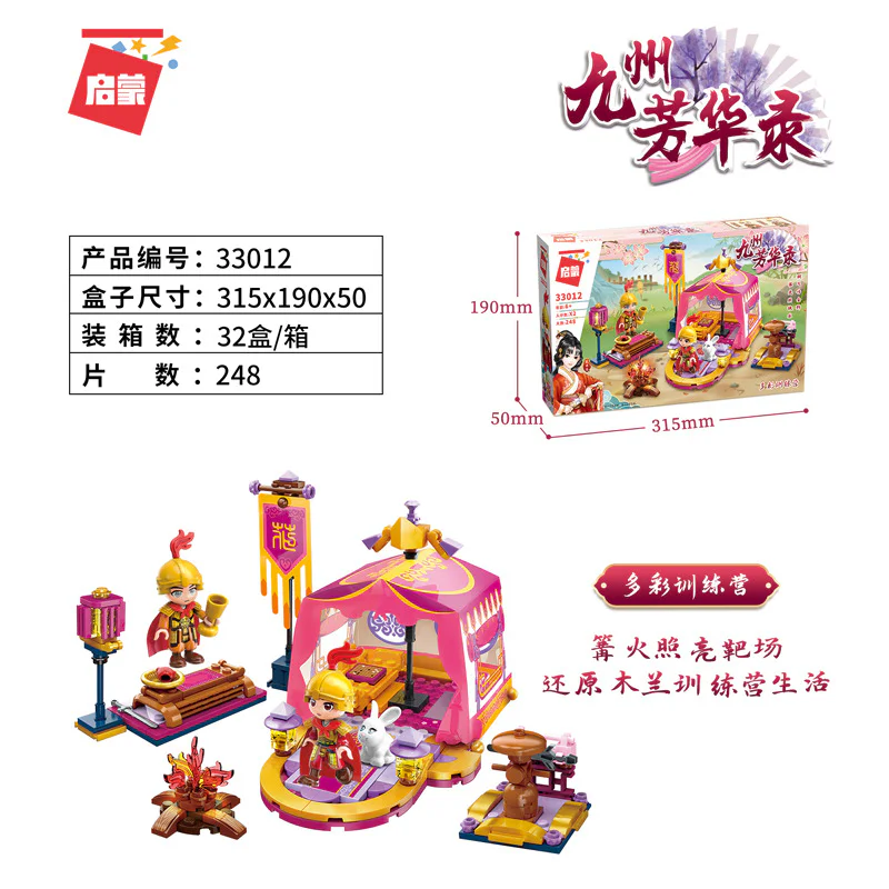 Jiǔ Zhōu Fāng Huá Lù: Duō Cài Xiǎn Xiàn Yíng 启蒙 QMAN/ENLIGHTEN/Keeppley 33012 image 1