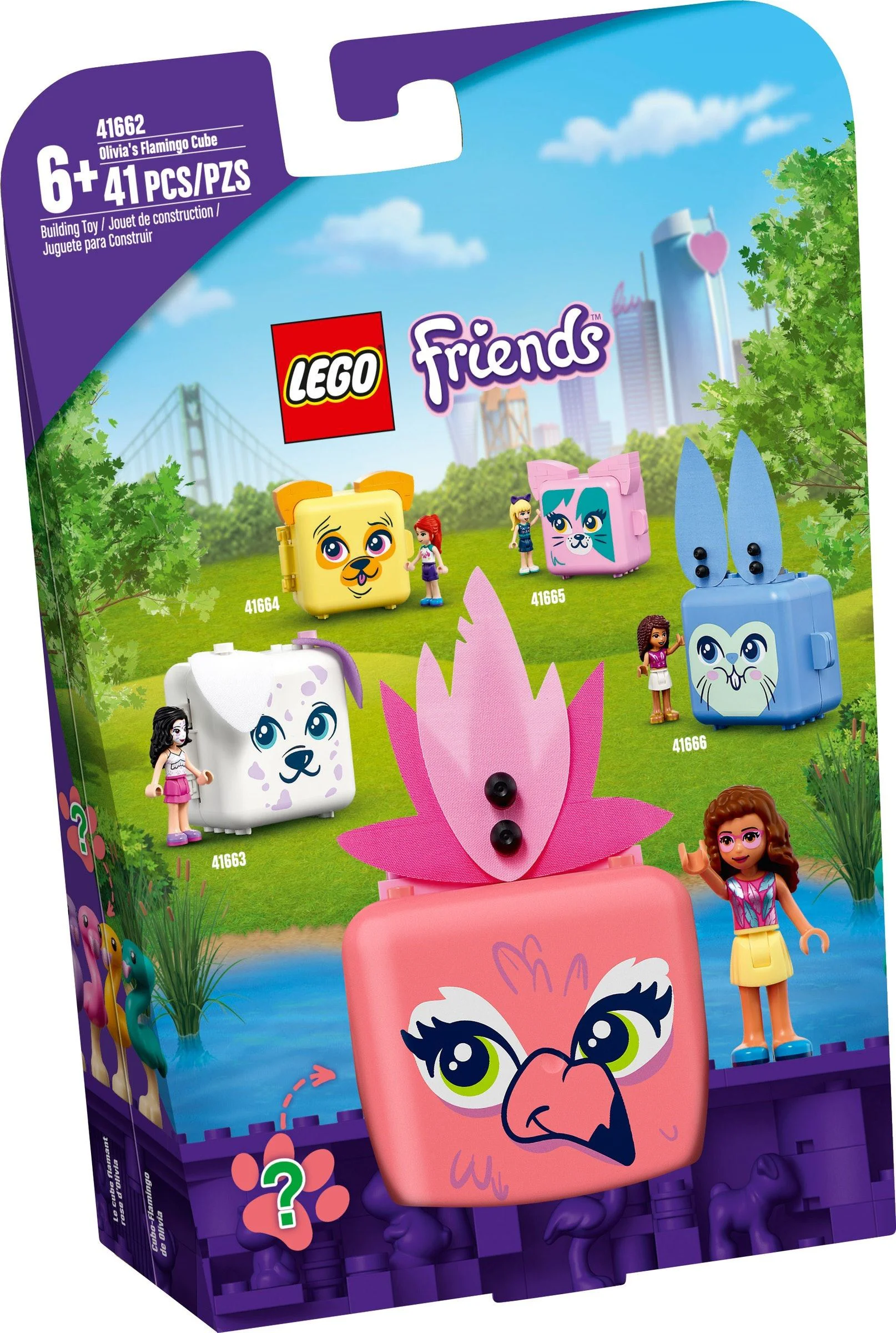 Good friend: Olivia's Flamingo Game Box 乐高 LEGO 41662 image 4