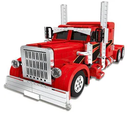 Red Monster Heavy Truck Head Peter Bilt Peter Bilt 379
