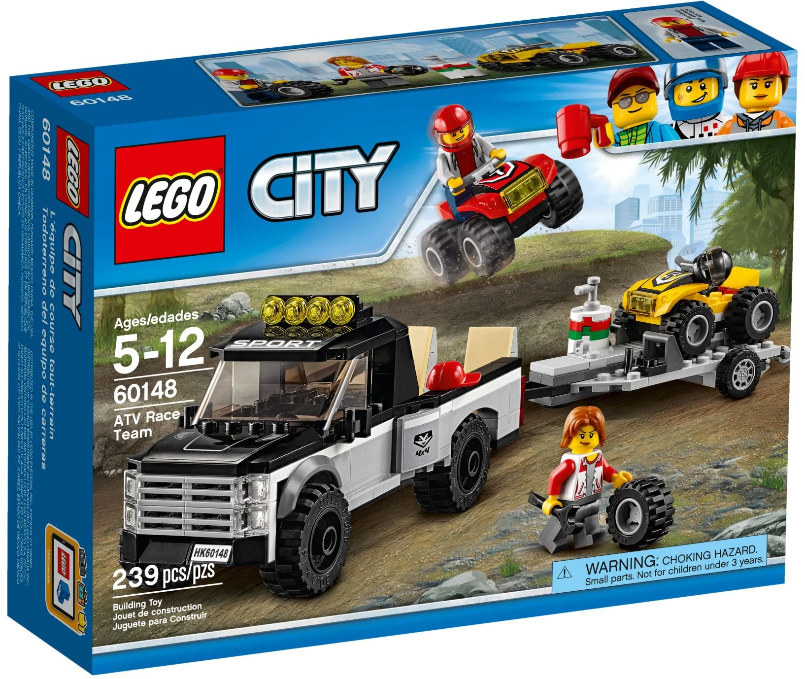 All-terrain vehicle fleet 乐高 LEGO 60148 image 1