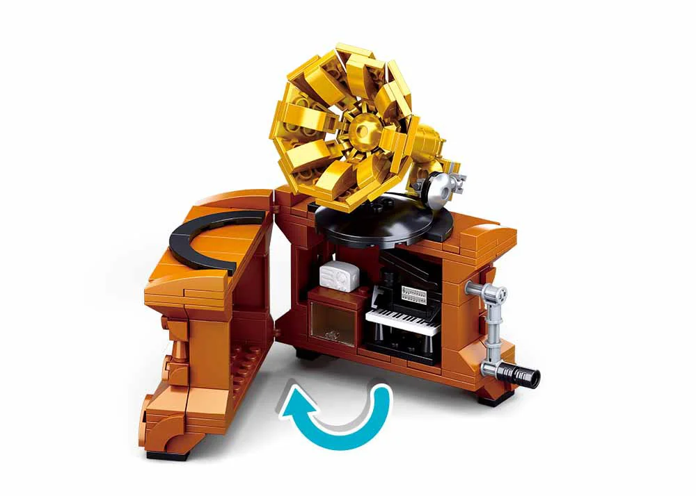Chis Shack: A phonograph antique store 小鲁班 Sluban M38-B0881 image 3