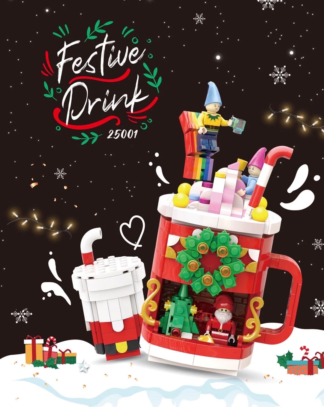Christmas gift: Pantasy Christmas special 拼奇积木 Pantasy 25001 image 1