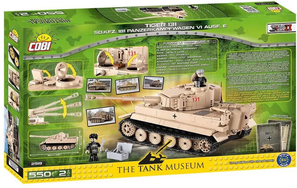Tiger-131 heavy tank COBI 2519 image 1
