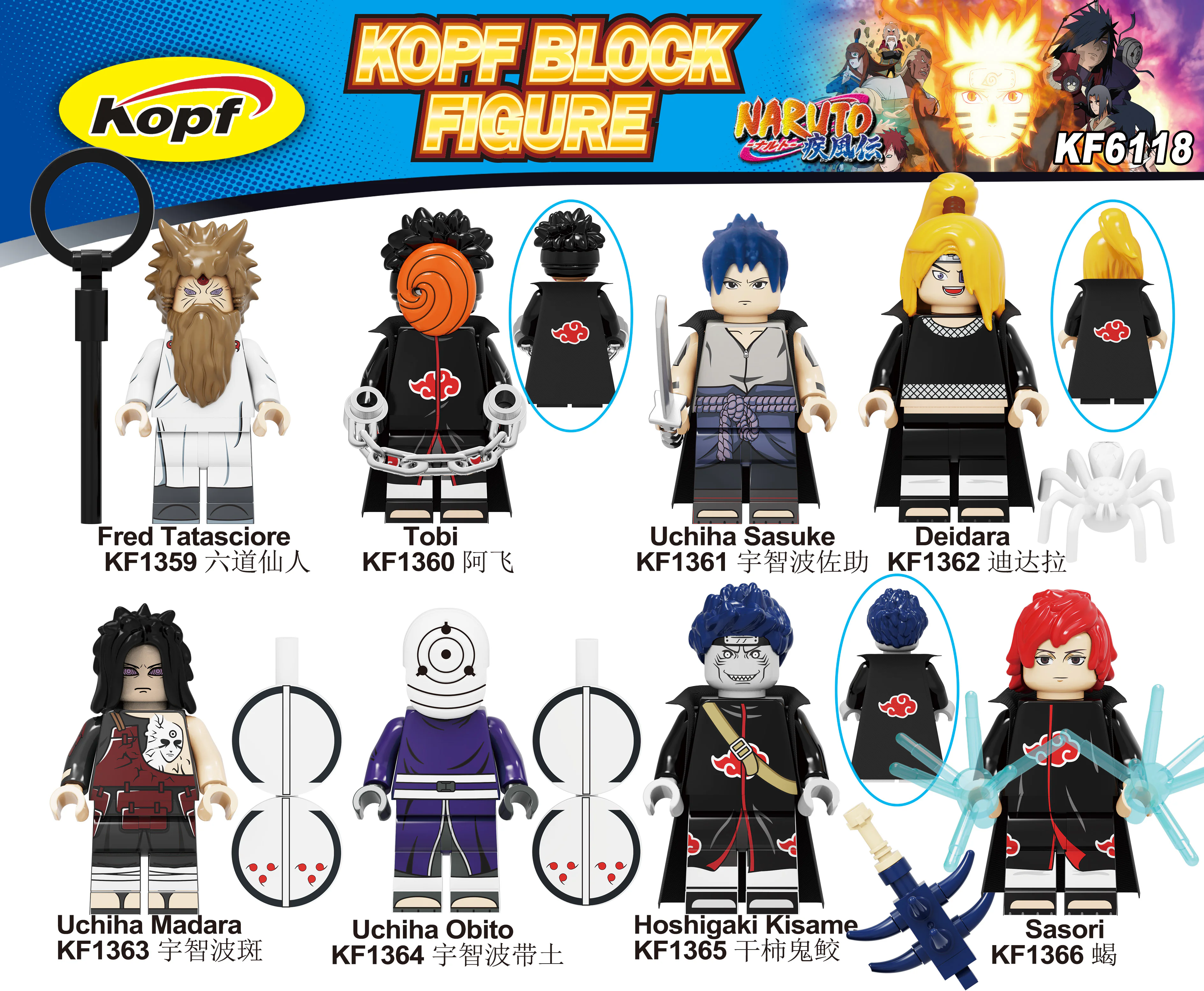 Naruto Ninja Scrolls 科峰Kopf KF6118