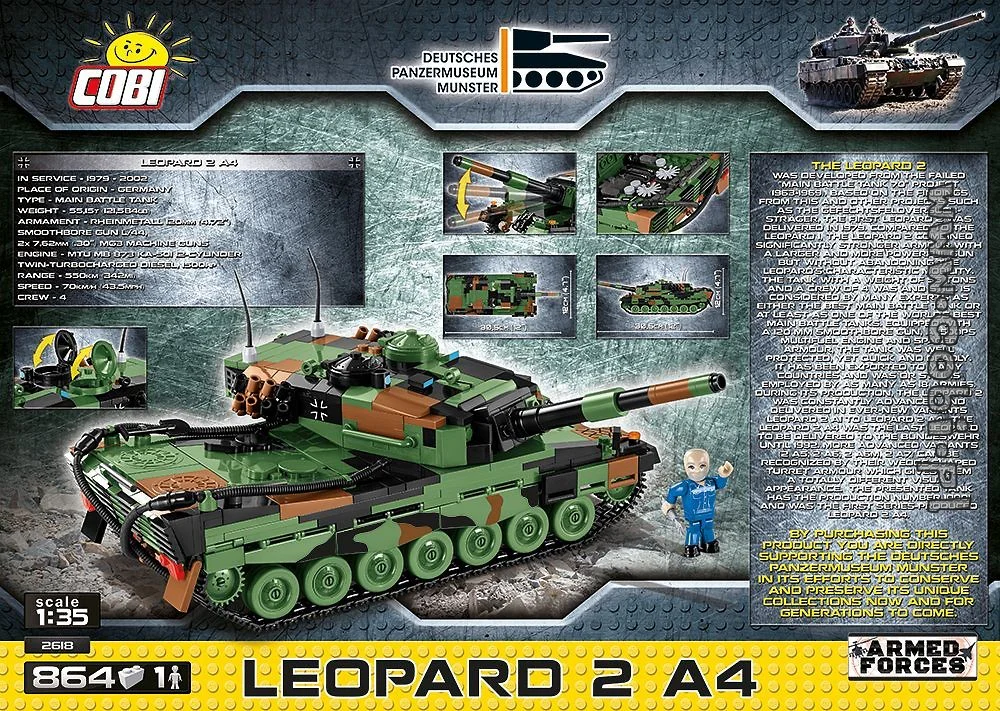 LEOPARD 2A4 COBI 2618 image 3