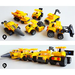 Mini City Building Construction Vehicle 6 Models