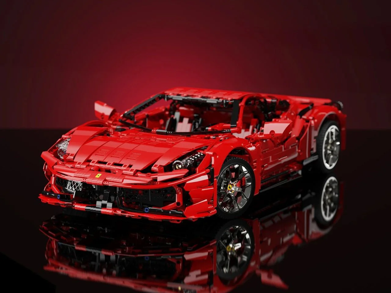 Ferrari 458:8 K盒子/棱锐模型 10304 image 1