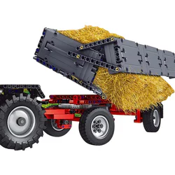 JCB Fastrac 4000 Series High-Speed Tractor Attachment Package: 4 models - X Disc Mower, Cutter Bar, Sweeper, and Self-Loading Trailer.