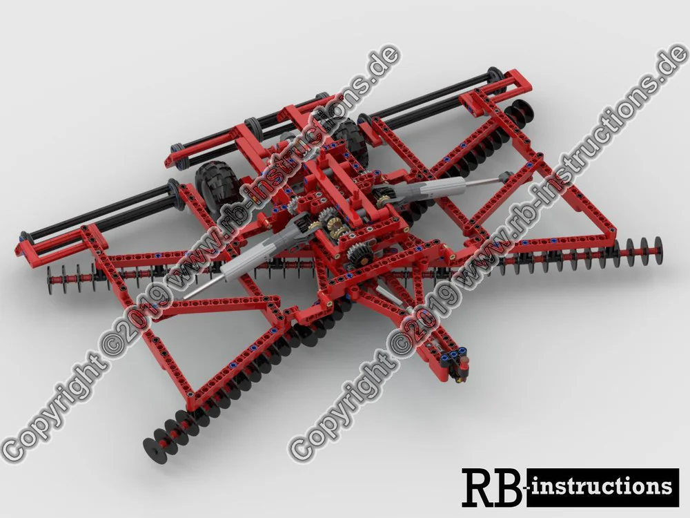 JCB Fastrac 4000 Series High-Speed Tractor Attachment Package: 4 models - X Disc Mower, Cutter Bar, Sweeper, and Self-Loading Trailer. MOC-48966 image 1