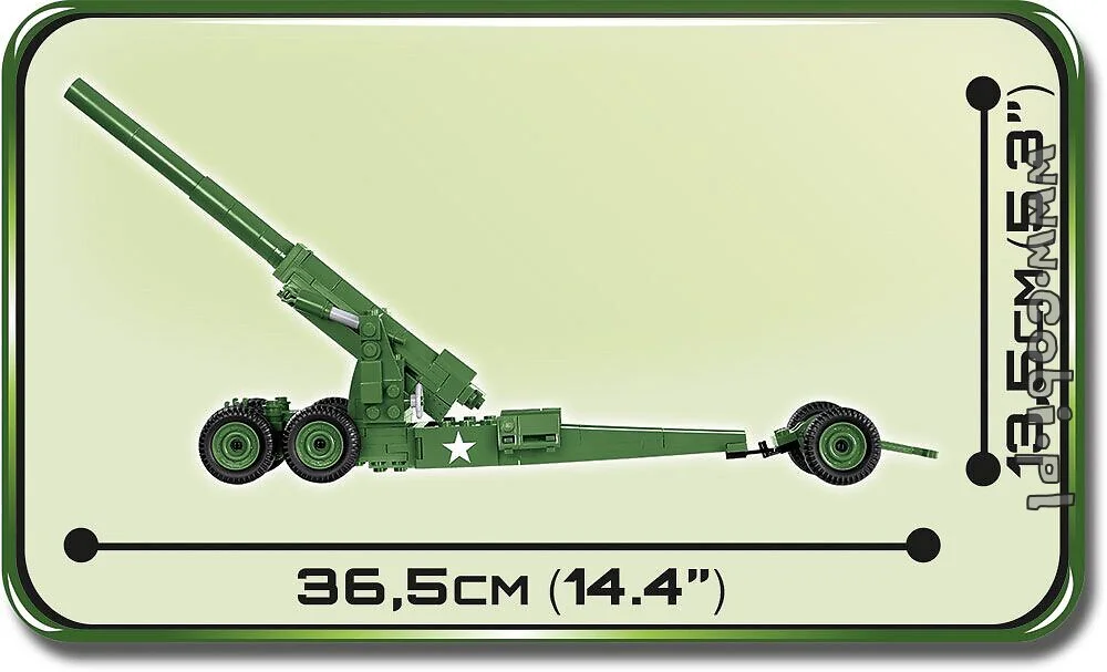 M1 TOM 155MM FIELD GUN COBI 2394 image 3