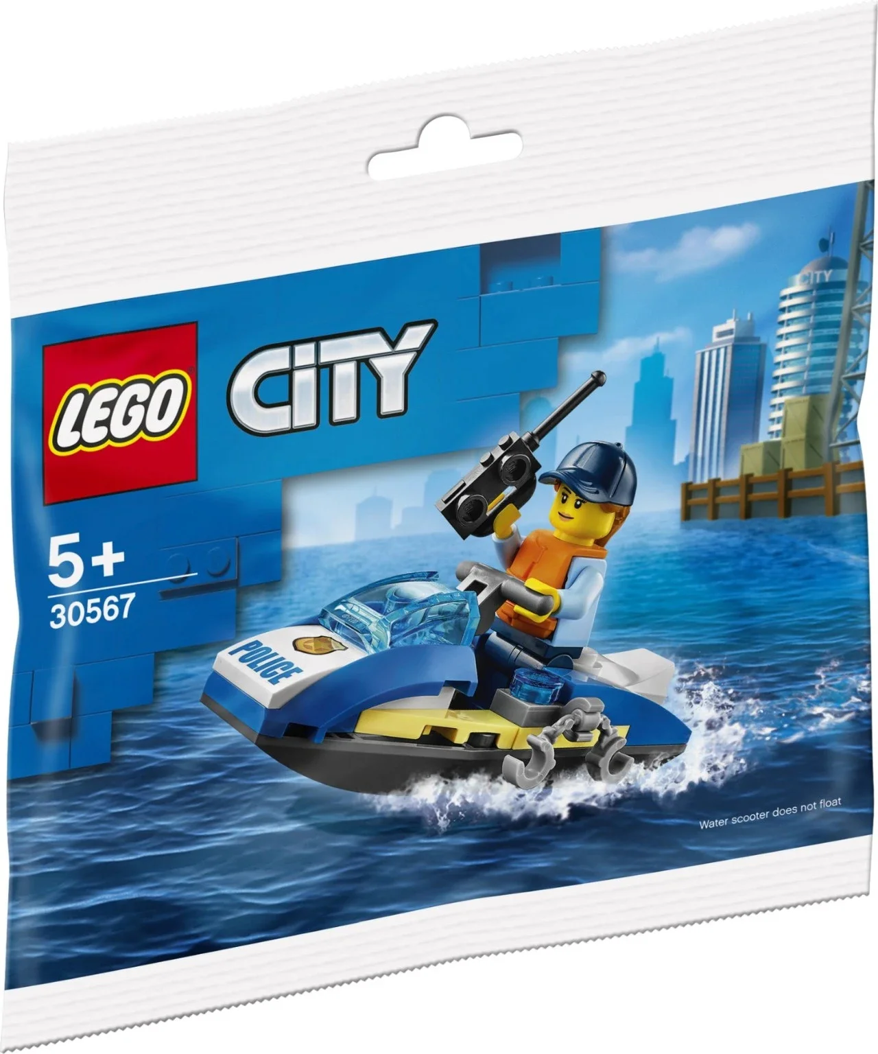 Police Waterborne Motorbike 乐高 LEGO 30567 image 1