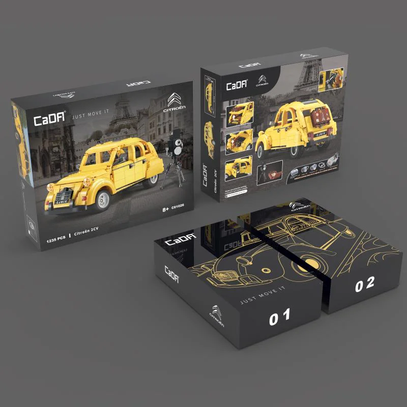 IRON DRAGON 2CV 1:12 咔搭 CaDA/双鹰 DoubleE C61026 image 1
