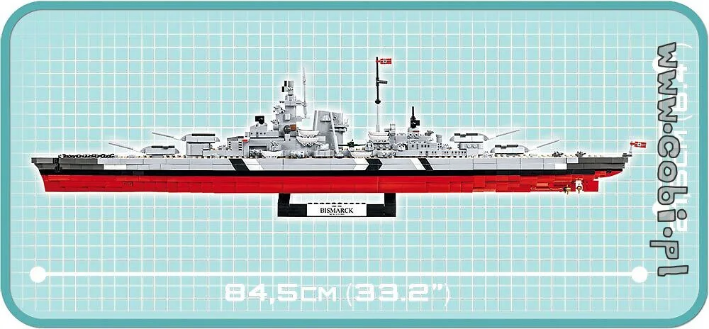 Bismarck-class battleship COBI 4819 image 1