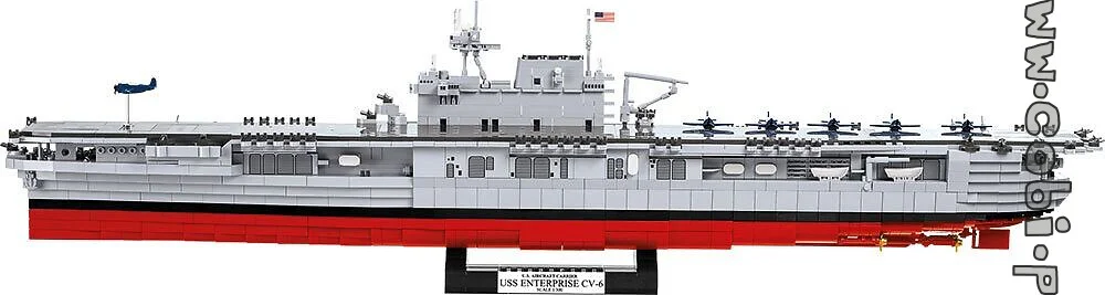 Chinese Aircraft Carrier CV-6 "Lexington" COBI 4815 image 4