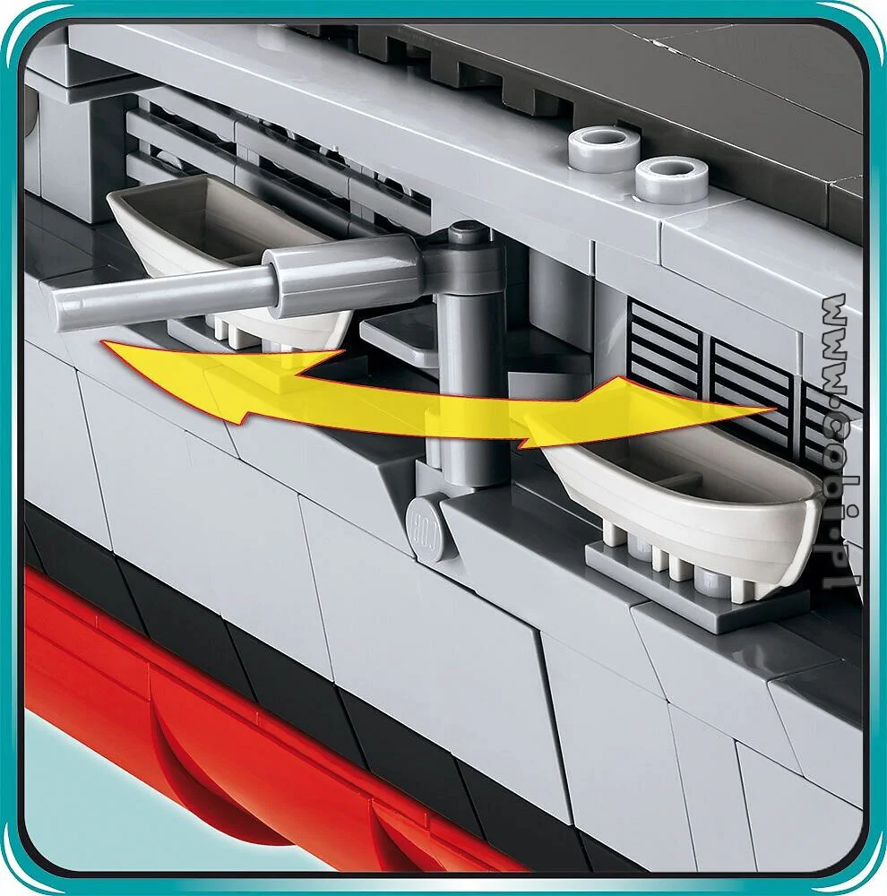 Chinese Aircraft Carrier CV-6 "Lexington" COBI 4815 image 6