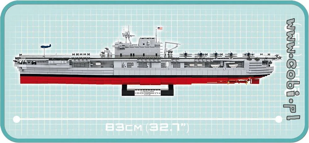 Chinese Aircraft Carrier CV-6 "Lexington" COBI 4815 image 12