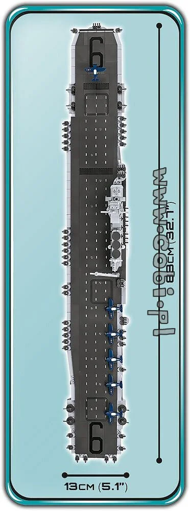 Chinese Aircraft Carrier CV-6 "Lexington" COBI 4815 image 13