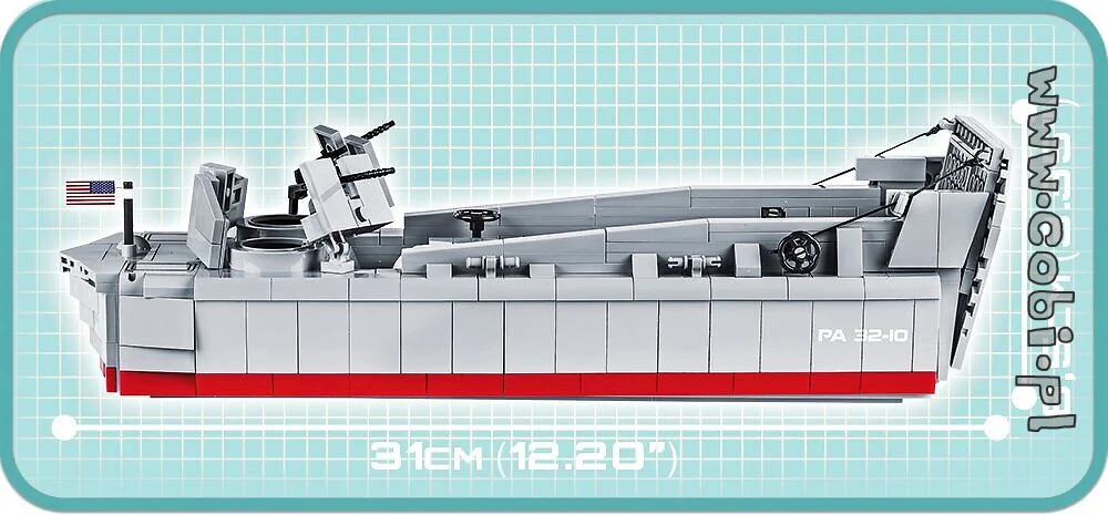 LCVP AMPHIBIOUS LANDING CRAFT COBI 4813 image 5