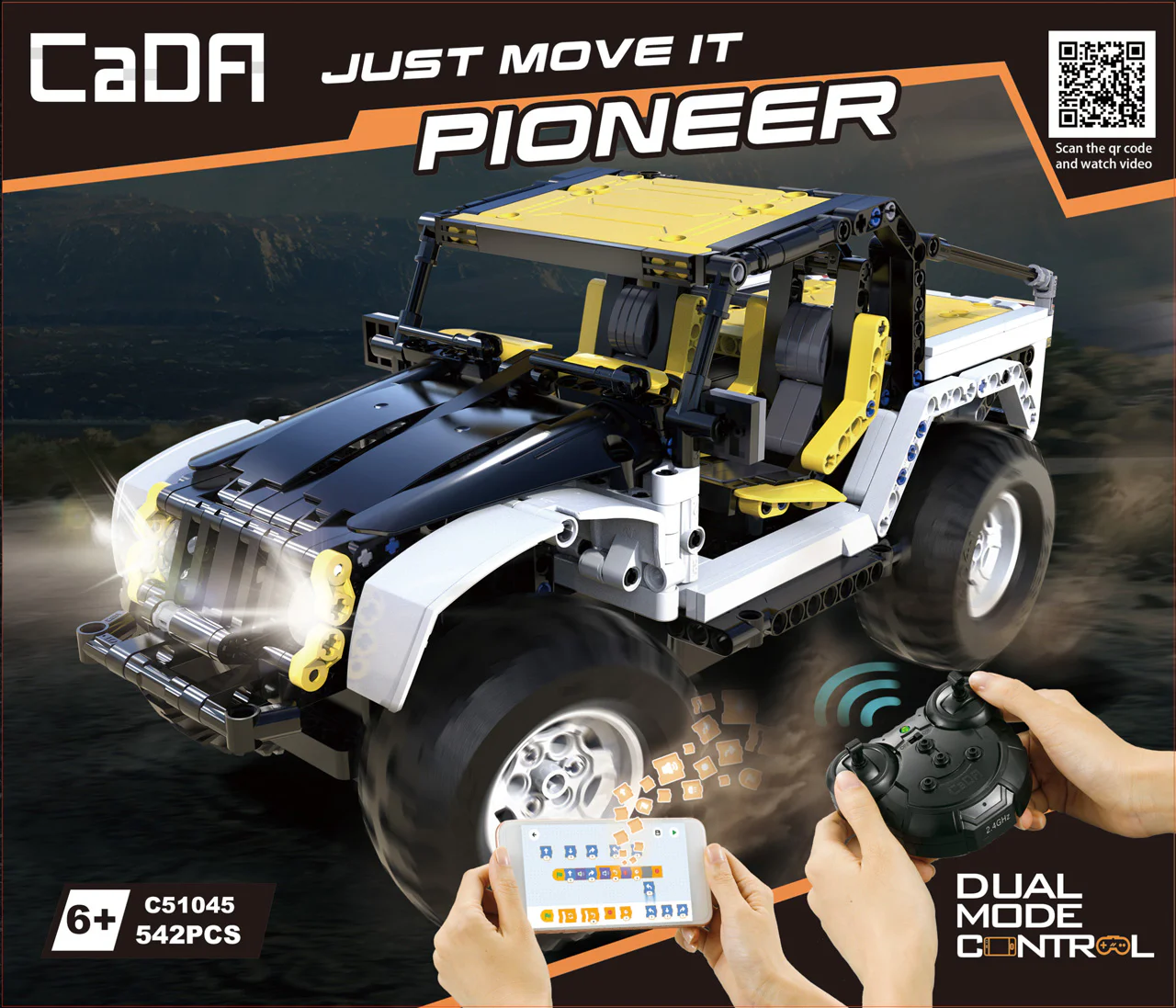 Pathfinder remote-controlled Land Cruiser 咔搭 CaDA/双鹰 DoubleE C51045 image 1