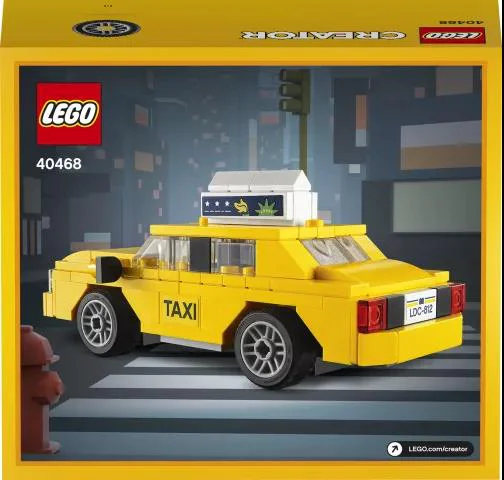 Yellow taxi 乐高 LEGO 40468 image 1