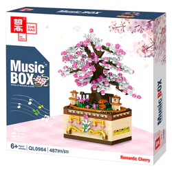 Rotating Music Box: Romantic Cherry