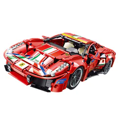 Ferrari 488 red track