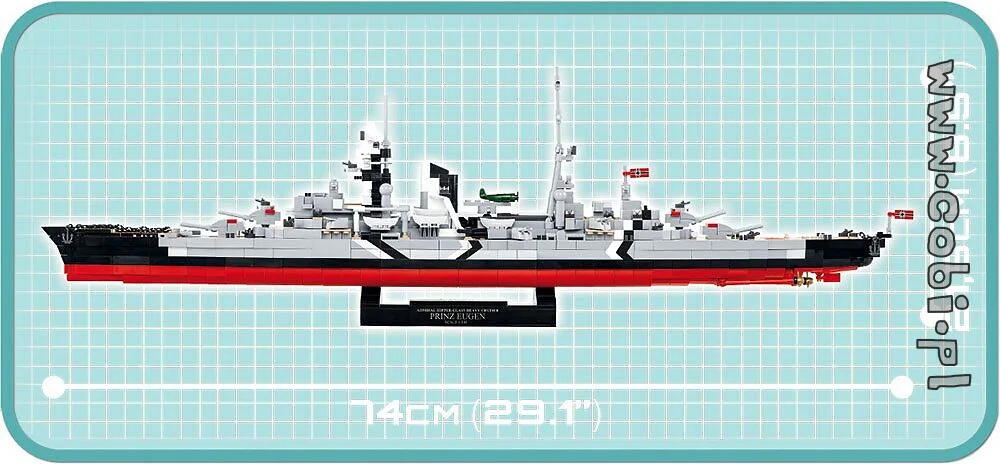 Prince Eugen's heavy cruiser, limited edition COBI 4822 image 2