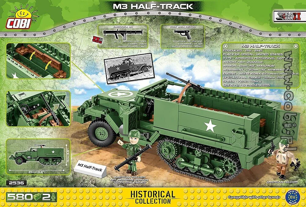 M3 SEMI-TRACK/ARMOURED PERSONNEL CARRIER COBI 2536 image 1