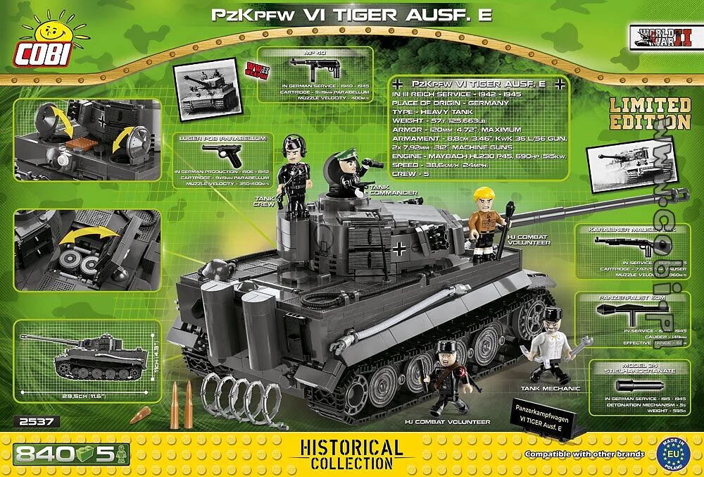 Panzerkampfwagen VI Ausf. E "King Tiger" COBI 2538 image 29
