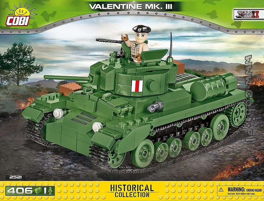 Valentine Tank Mk III COBI 2521