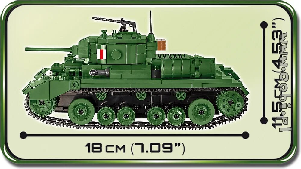 Valentine Tank Mk III COBI 2521 image 6