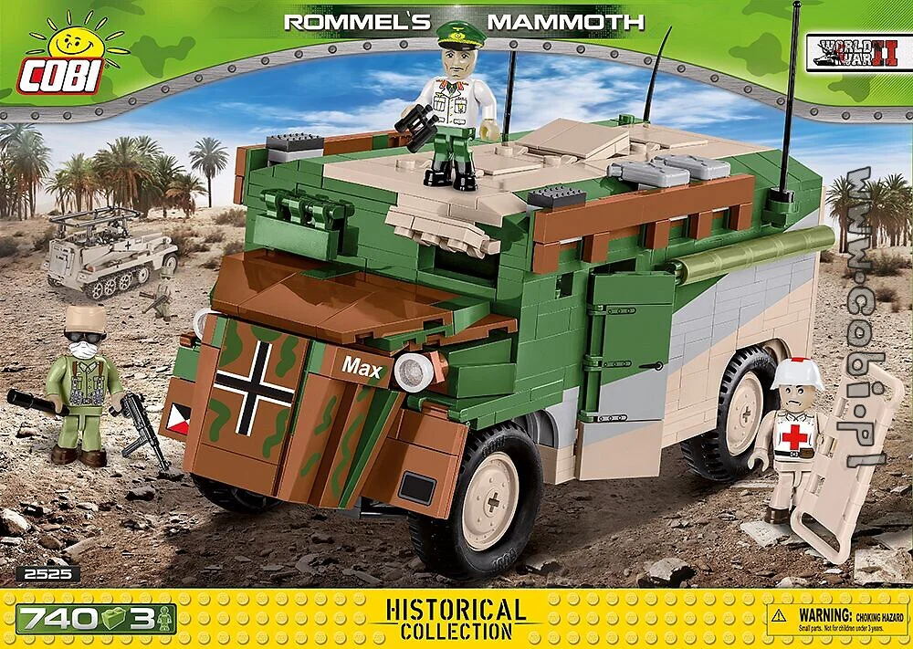 Panzerwagen of Rommel's M10 Wolverine Command Vehicle. COBI 2525