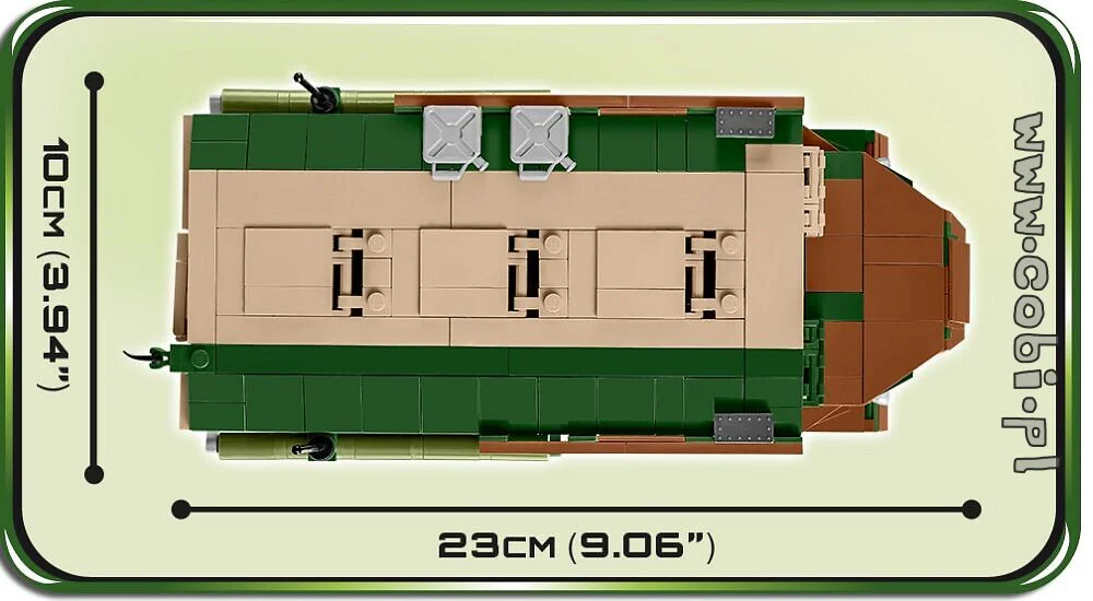 Panzerwagen of Rommel's M10 Wolverine Command Vehicle. COBI 2525 image 1