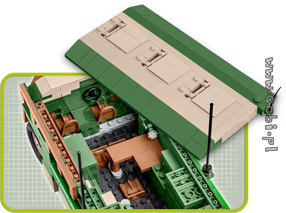 Panzerwagen of Rommel's M10 Wolverine Command Vehicle. COBI 2525 image 6