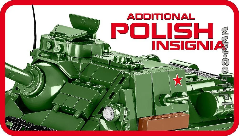 Self-propelled anti-tank gun SU-100. COBI 2541 image 9
