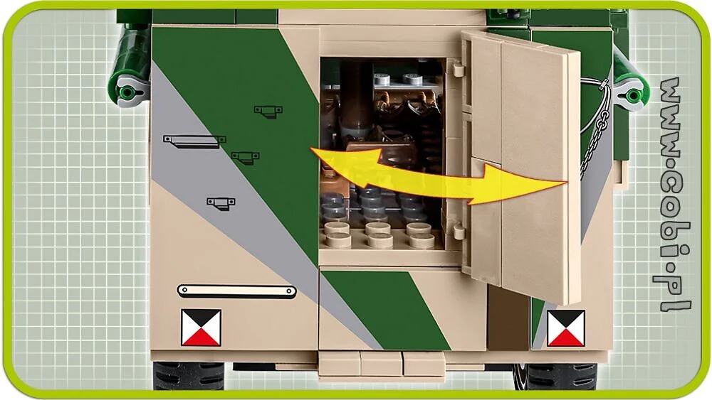 Panzerwagen of Rommel's M10 Wolverine Command Vehicle. COBI 2525 image 9