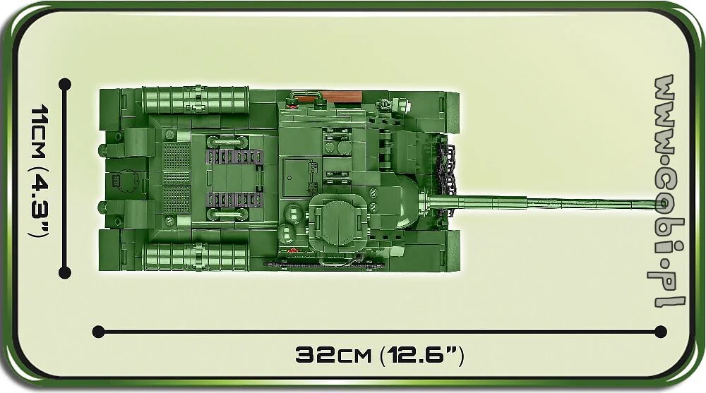 Self-propelled anti-tank gun SU-100. COBI 2541 image 14