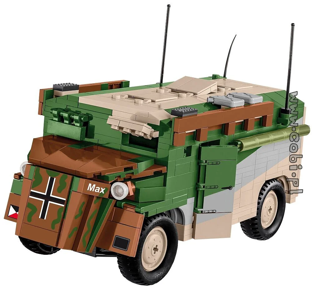 Panzerwagen of Rommel's M10 Wolverine Command Vehicle. COBI 2525 image 11