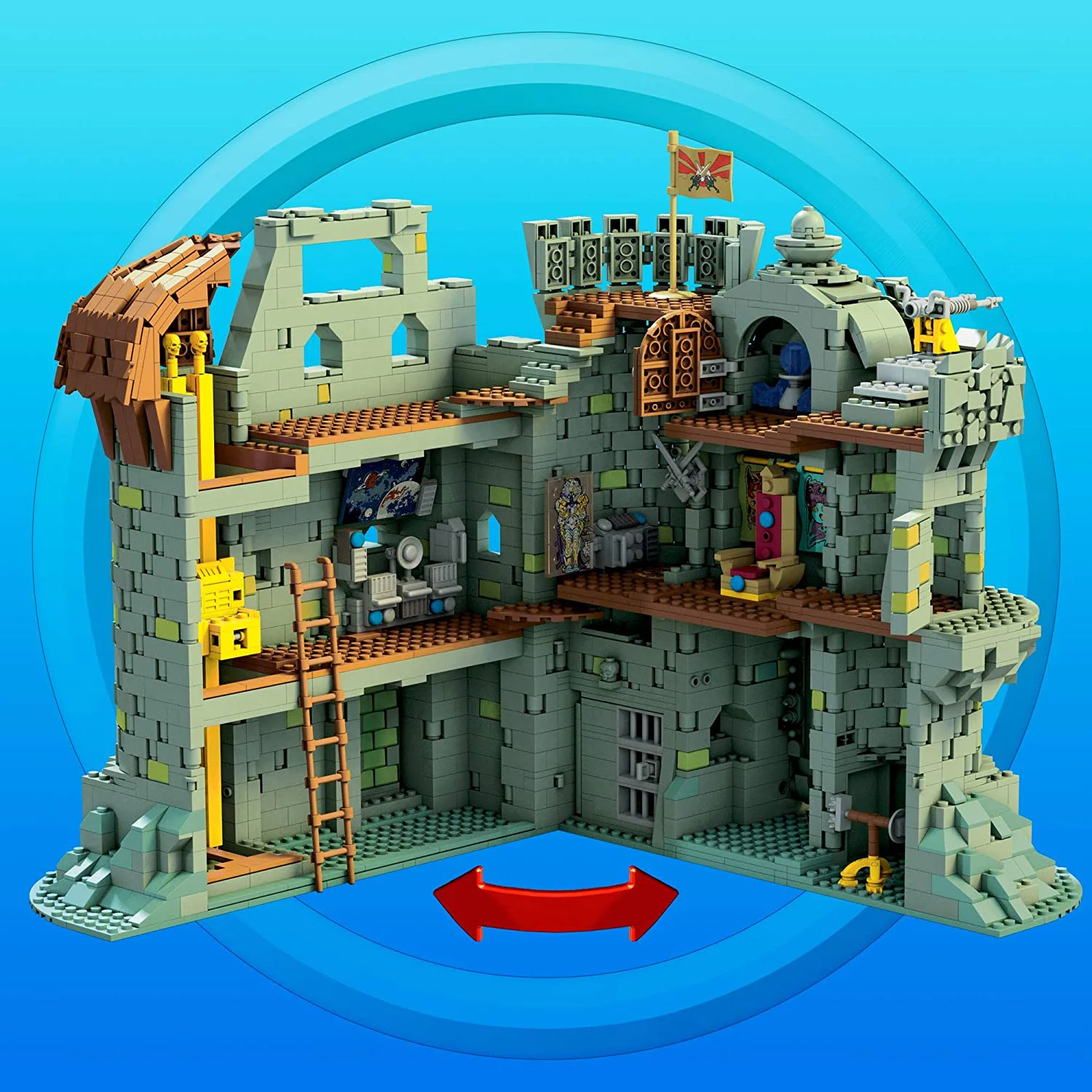 Sichmann, the giant of the universe: Skull King's Castle 美家宝/美高 MegaBloks GGJ67 image 1