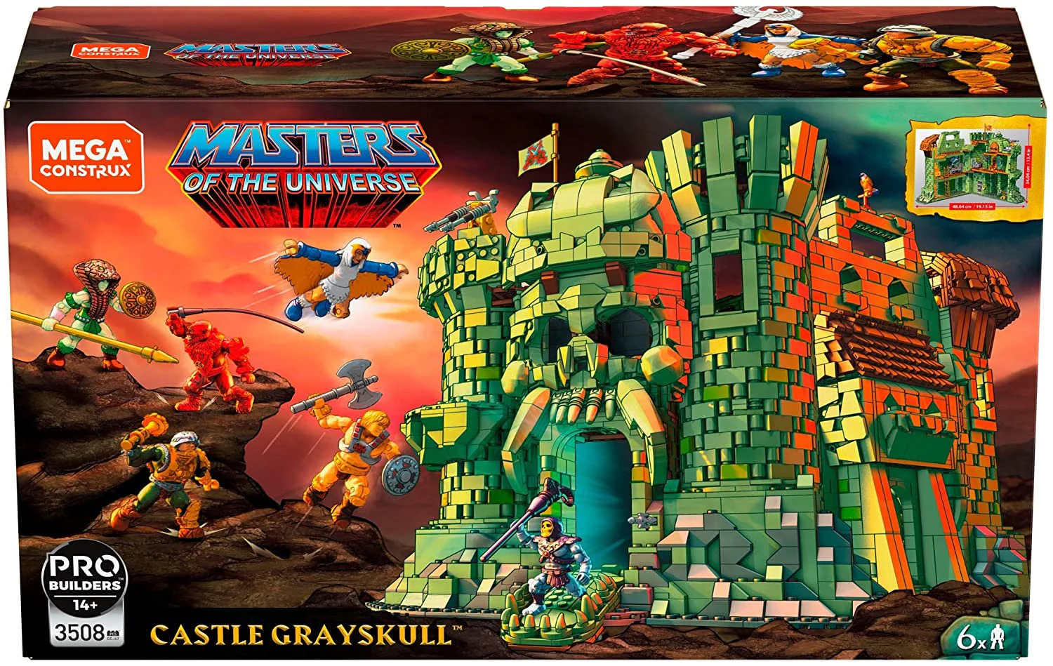 Sichmann, the giant of the universe: Skull King's Castle 美家宝/美高 MegaBloks GGJ67 image 5
