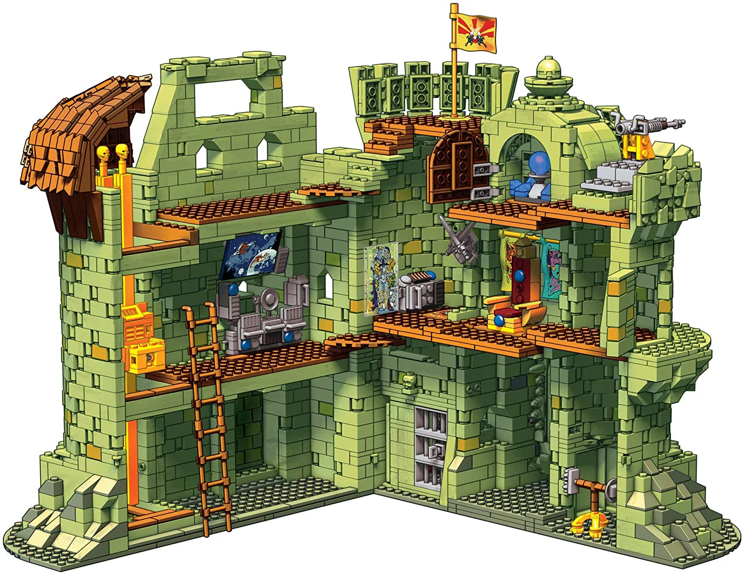 Sichmann, the giant of the universe: Skull King's Castle 美家宝/美高 MegaBloks GGJ67 image 7