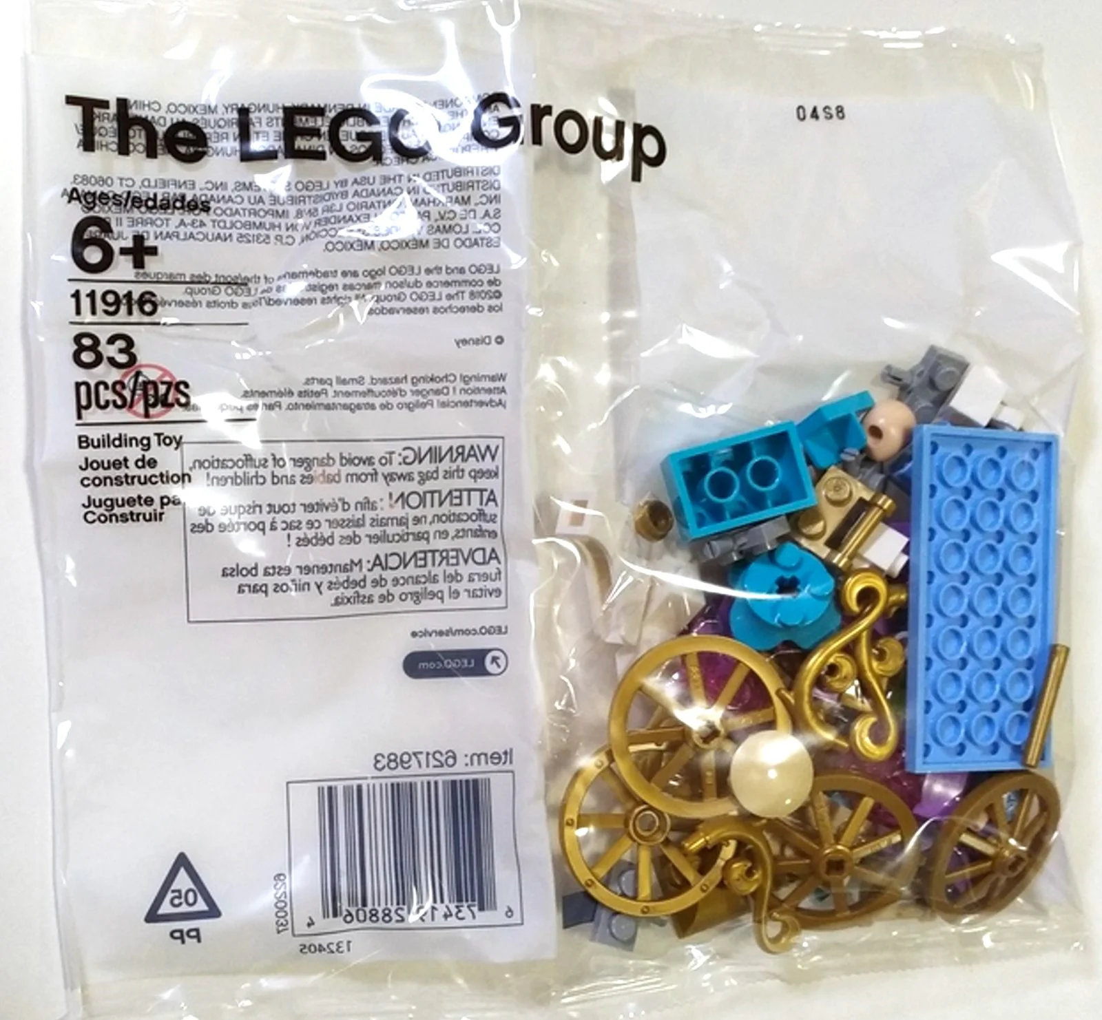 Here is the translation:

"Disney Princess: Build Your Own Adventure" 乐高 LEGO 11916